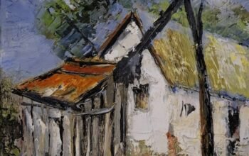 Fantana din fata casei