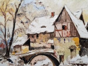 Iarna-n satul medieval