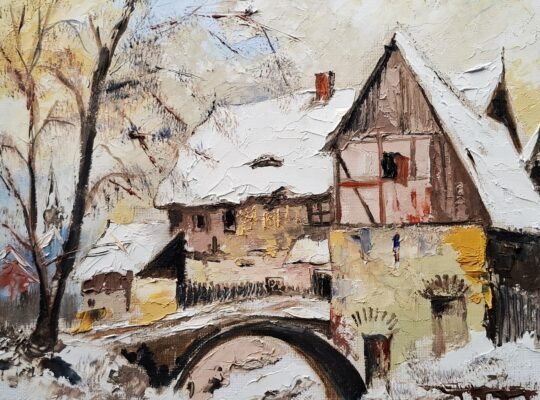 Iarna-n satul medieval