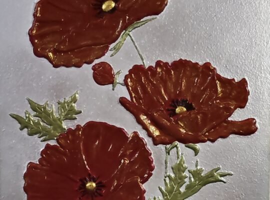 temas florales arte in relief