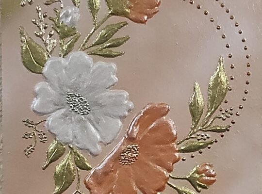 temas florales arte in relief